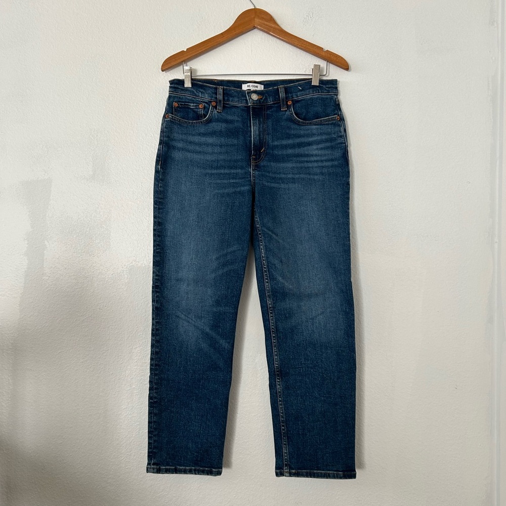 REDONE 90’s Straight Leg Blue Denim Jeans Size 30